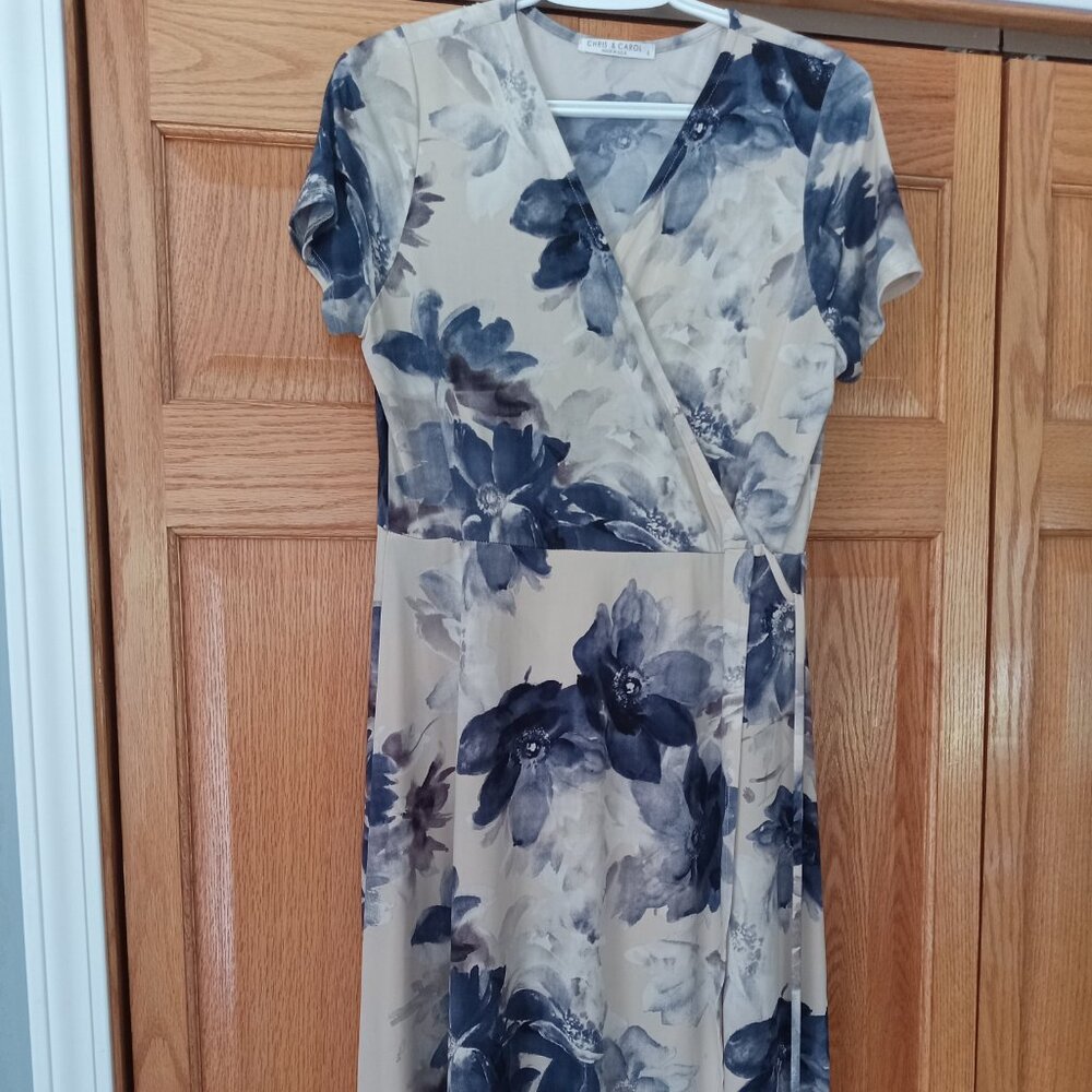 Nursing friendly midi dress